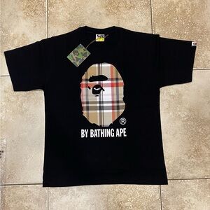 A Bathing Ape Burberry Checkered Brand New Size Large Tags/Bag
